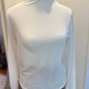 Elegant White Long Sleeve Top